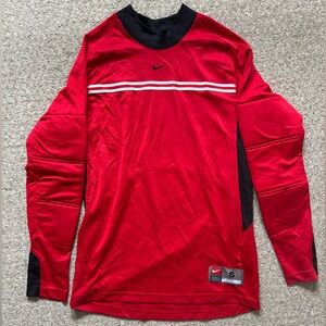 Nike Black and Red Team Shirt